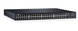 Dell Networking N1548P - Switch - L2+ - Managed - 48 x 10/100/1000 + 4 x 10 Gigabit SFP+ - front to back airflow - rack-mountable - PoE+ (30.8 W)